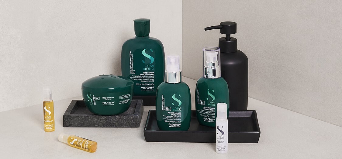 Shop the Semi di Lino Reconstruction repair range at Salon Services Shop the Semi di Lino Reconstruction repair range at Salon Services